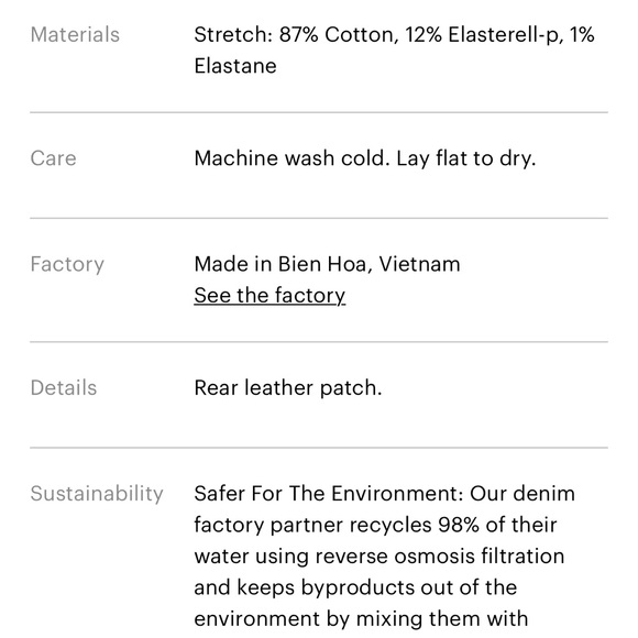 Everlane stretch high rise skinny jeans 30 ankle - Picture 7 of 8